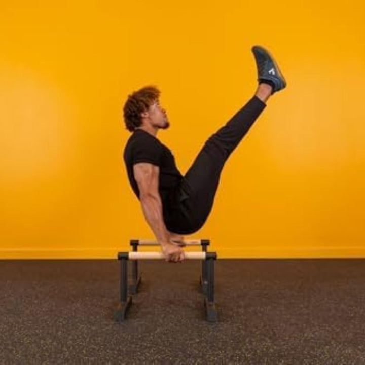 Gravity Fitness | Parallettes - mittelgross - neue 38-mm-Griffe - Calisthenics, Crossfit, Heim- und