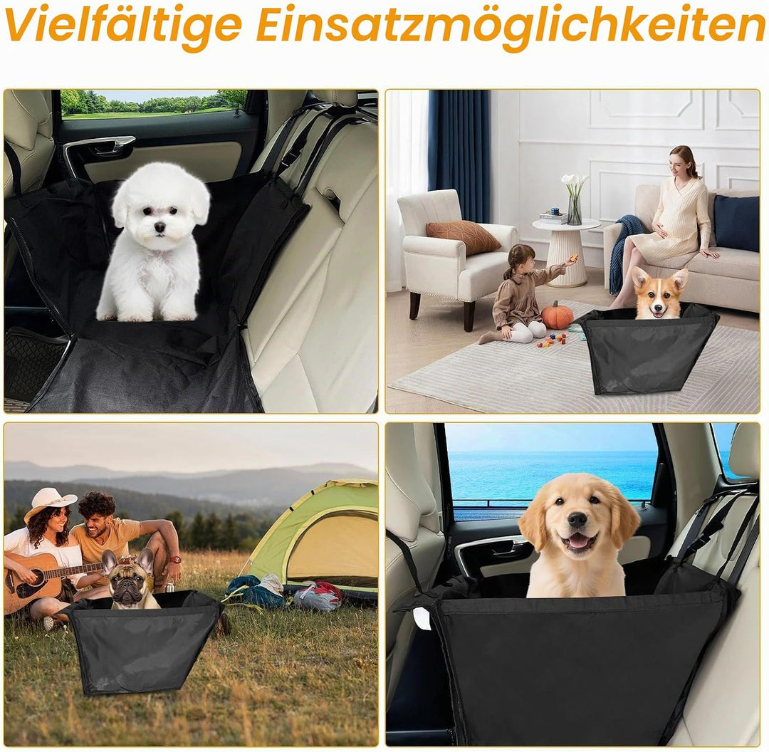 Hunde Autositz für Kleine Mittlere Hunde, Hundesitz Auto Rückbank, Hundeautositz, Hundeschutz Auto R