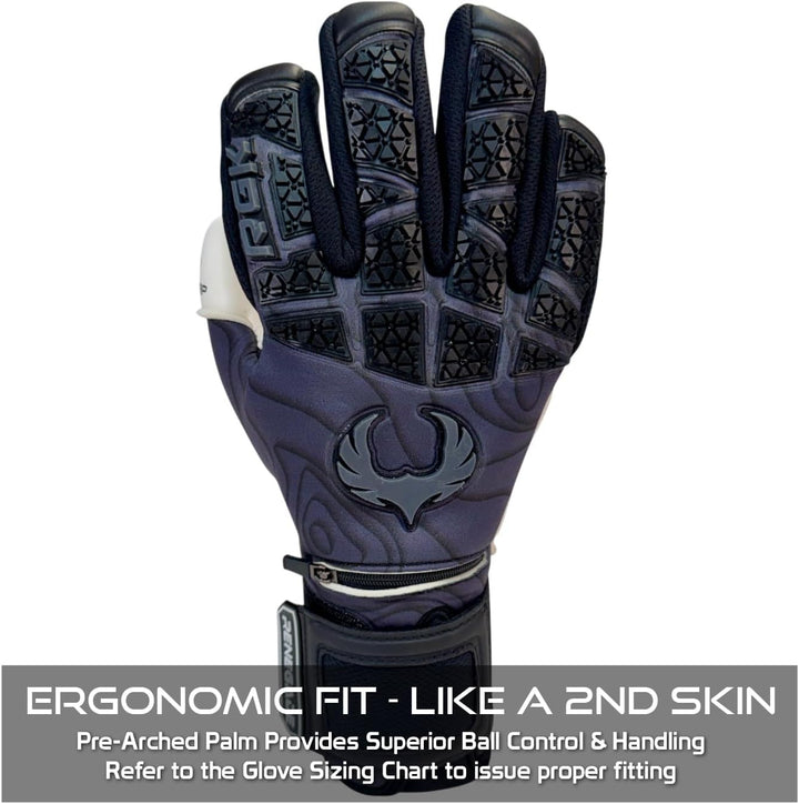 Renegade GK Limitierte Auflage Rogue-Torwarthandschuhe Fingerschutz (Grössen 6-11, Level 4+) 4+3MM G