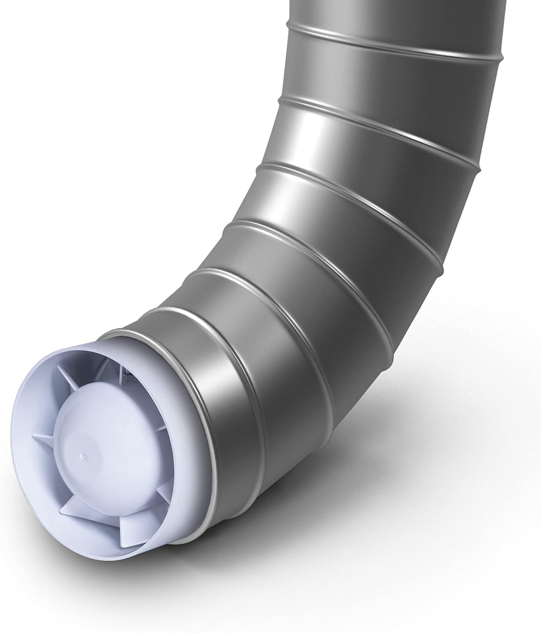 STERR IDM100 Rohrventilator 100 mm - Rohrlüfter - Hohe Qualität - Leise - Für Bad WC - Küche - Gewäc