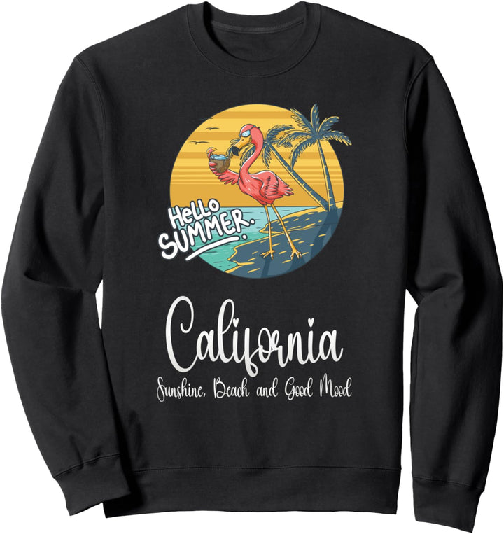 California, Beach, Surfer, Tauchen, California Sweatshirt