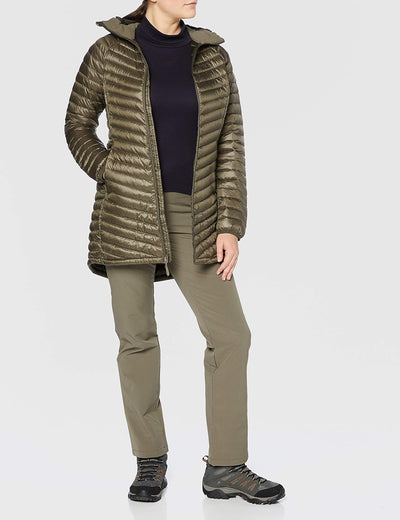 Jack Wolfskin Damen Atmosphere Coat W Winddichter Daunenmantel L Granite, L Granite