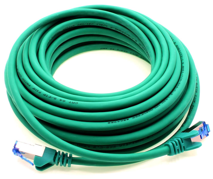 1aTTack.de Patchkabel – 10X 10m Ethernet, Netzwerk, Lan Kabel CAT6a (für Gigabit Netzwerke, Router,