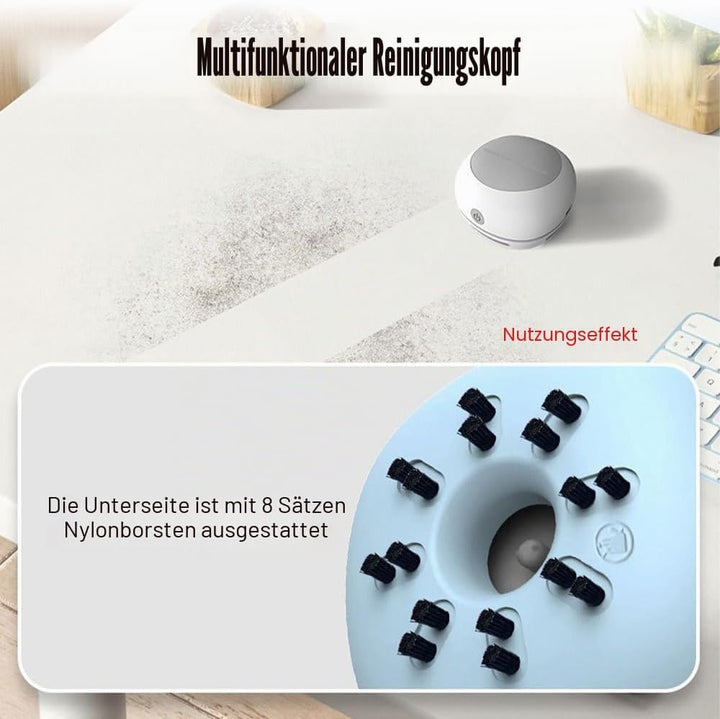 MiOYOOW Mini Tischsauger, Desktop-Staubsauger, Wiederaufladbarer USB-Tischstaubsauger, Leicht zu Rei