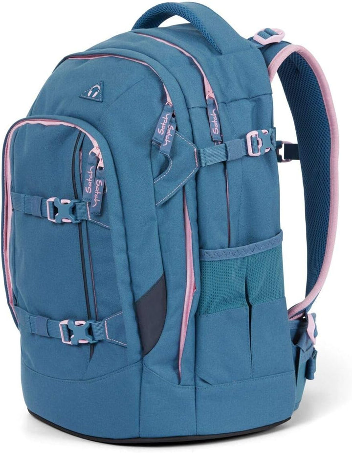 Satch Pack Deep Rose Schulrucksack Set 3tlg.