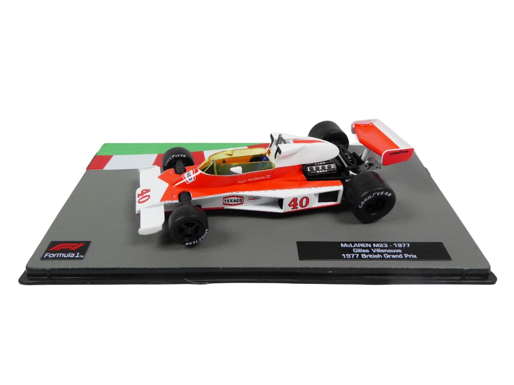 OPO 10 - Formel 1 Auto 1/43 kompatibel mit McLaren M23 1977 Gilles Villeneuve British GP - MFD03