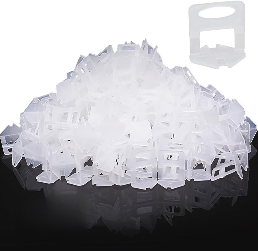 300 Stück Standard Laschen Fugenbreite 1mm, Nivelliersystem Fliesen Nivellierhilfe Zuglaschen Fugenb