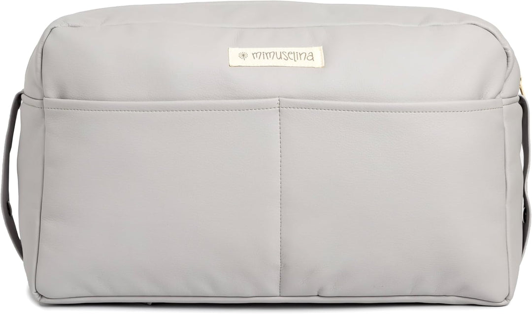 MIMUSELINA Kinderwagen Organizer mit grossem Fassungsvermögen Kinderwagentasche mit + 7 Fächern - Wi