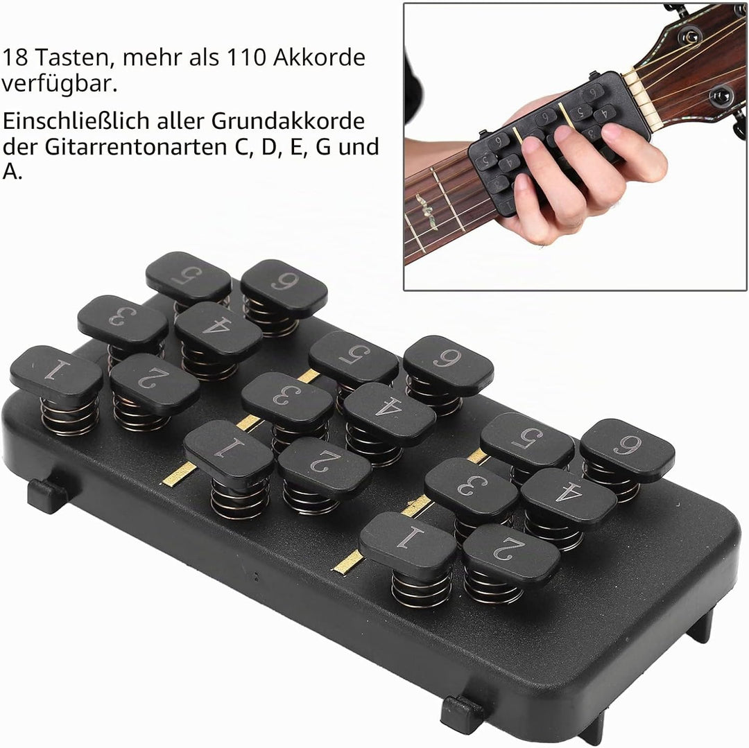 110+ Akkorde Gitarrenwechsler, Hilfsmittel-Lernsystem für Anfänger, Klarer Ton, Gitarren-Akkord-Trai
