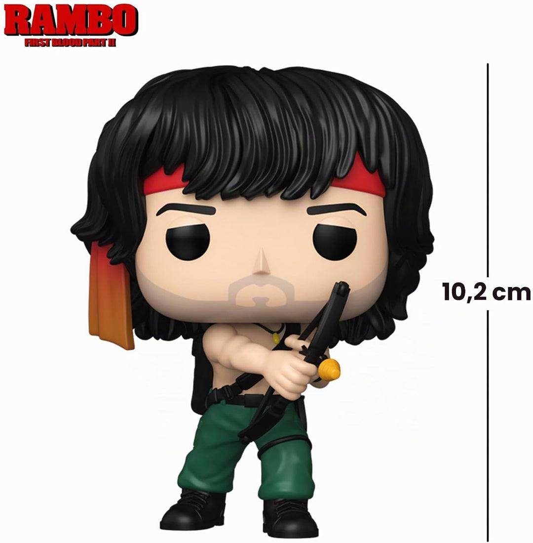 Funko POP! Movies: Rambo S2- John Rambo w/Bow - Sammelbare Vinylfigur - Geschenkidee - Offizielles M