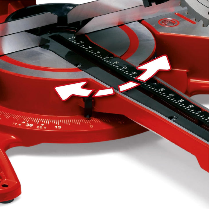 Einhell Zug-Kapp-Gehrungssäge TC-SM 2534/1 Dual (max. 2350 W, Ø250 x Ø30 mm Sägeblatt, 4000 min-1, i
