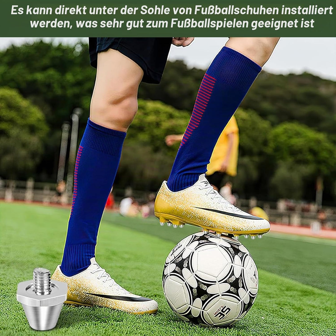 14 Stück Aluminium Schraubstollen für Nike Ersatz für Fussballschuhe, 11mm/13mm, mit Schlüssel, Ersa