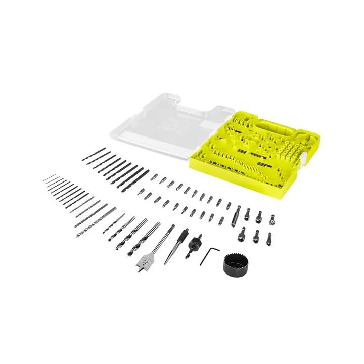 RYOBI RAKDD60 Set mit 60 Teilen zum Bohren und Schrauben