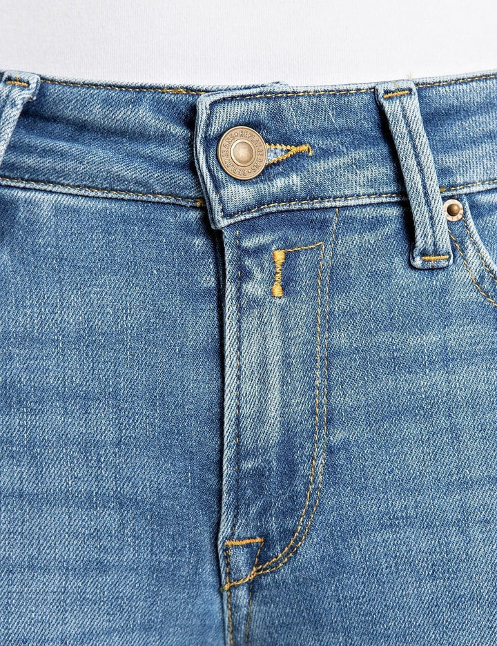 Replay Damen Jeans New Luz Skinny-Fit 27W / 30L Medium Blue 009-6, 27W / 30L Medium Blue 009-6