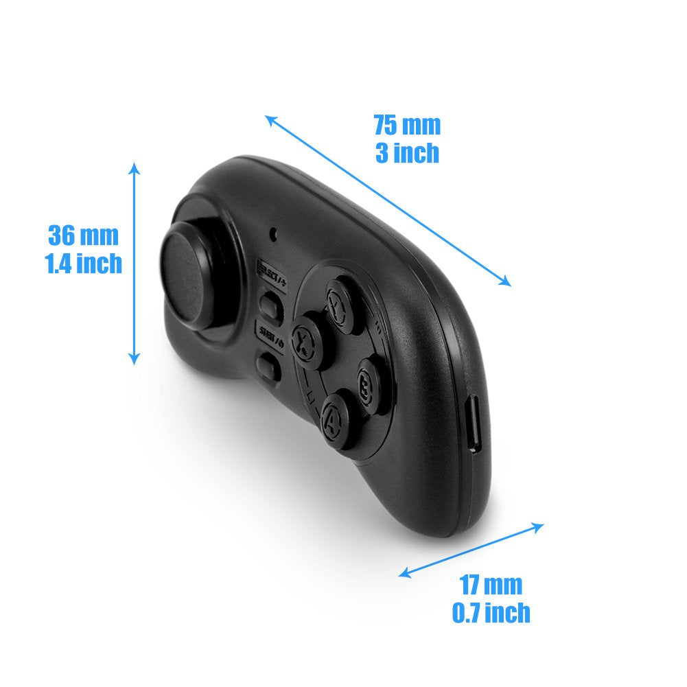 Wireless Game Controller, Bewinner Portable Gamepad mit Fernauslöser, Bluetooth Maus, Wireless Bluet