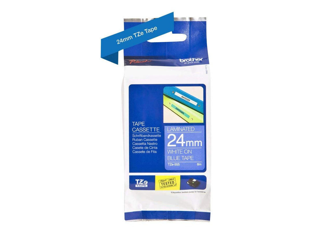 Brother Original P-touch Schriftband TZe-555 (kompatibel mit Brother P-touch P700,- 2430, -D600, -97