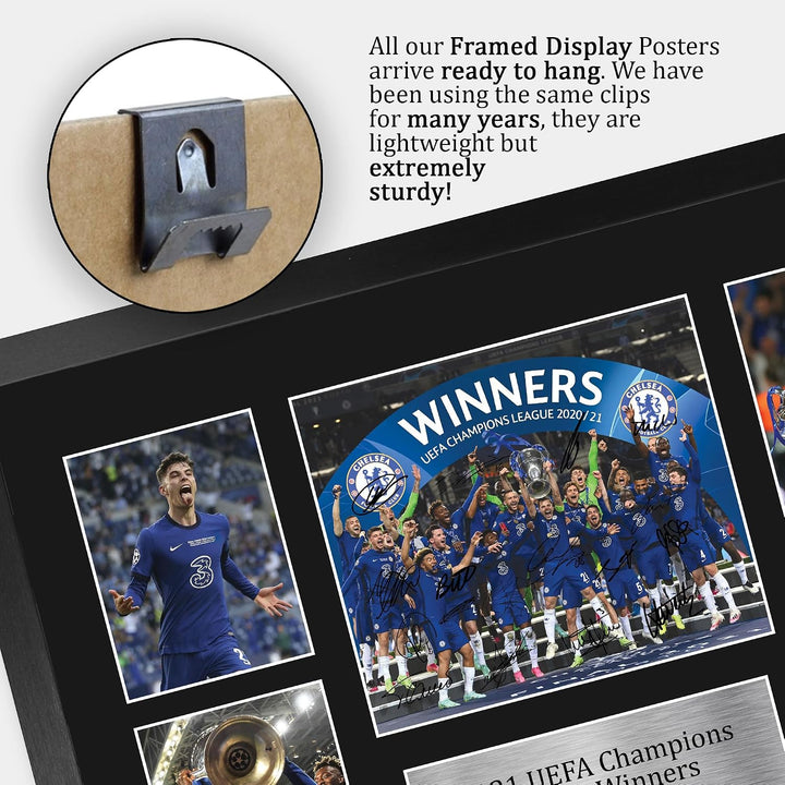 HWC Trading FR A3 Winners 2021 Gedruckte Erinnerungsstücke Signiert Autogramm Foto Display Für Fussb