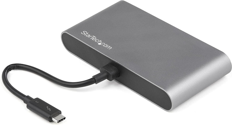 StarTech.com Thunderbolt 3 Mini Dock - Tragbare TB3-Dockingstation mit dual Monitoren und DP 4K 60 H