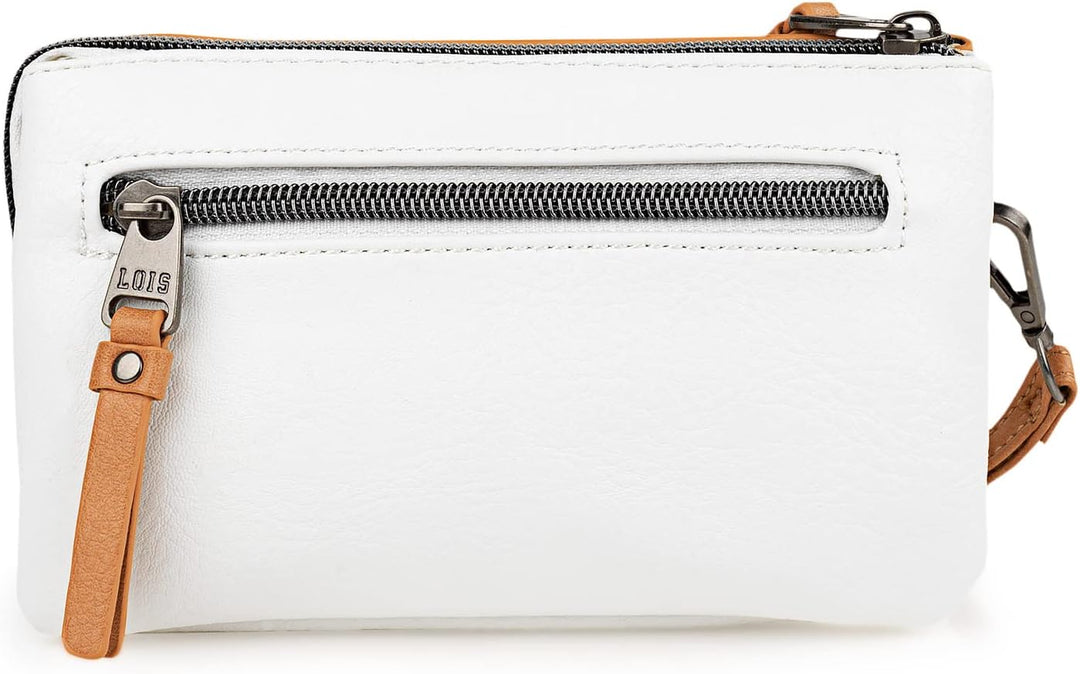 Lois - Kleine Umhängetasche, Kleine Handtasche, Abendtasche Damen, Handtasche Damen oder Clutch Blau
