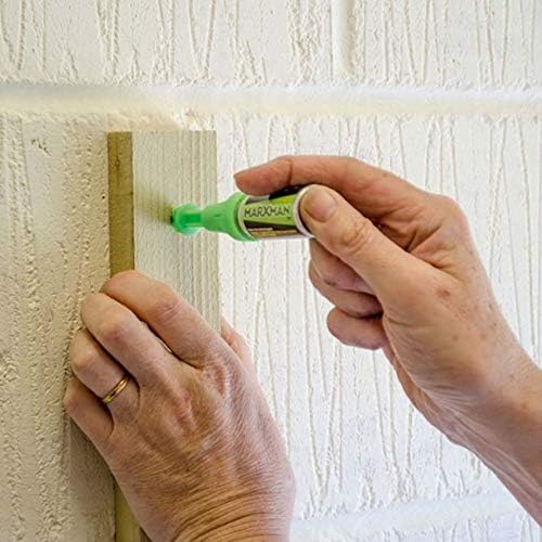 MarXman Markierungsstift mit grüner Kreide, 4 Lochmarkierungen, bis zu 45 mm, MARXMAN1GRN