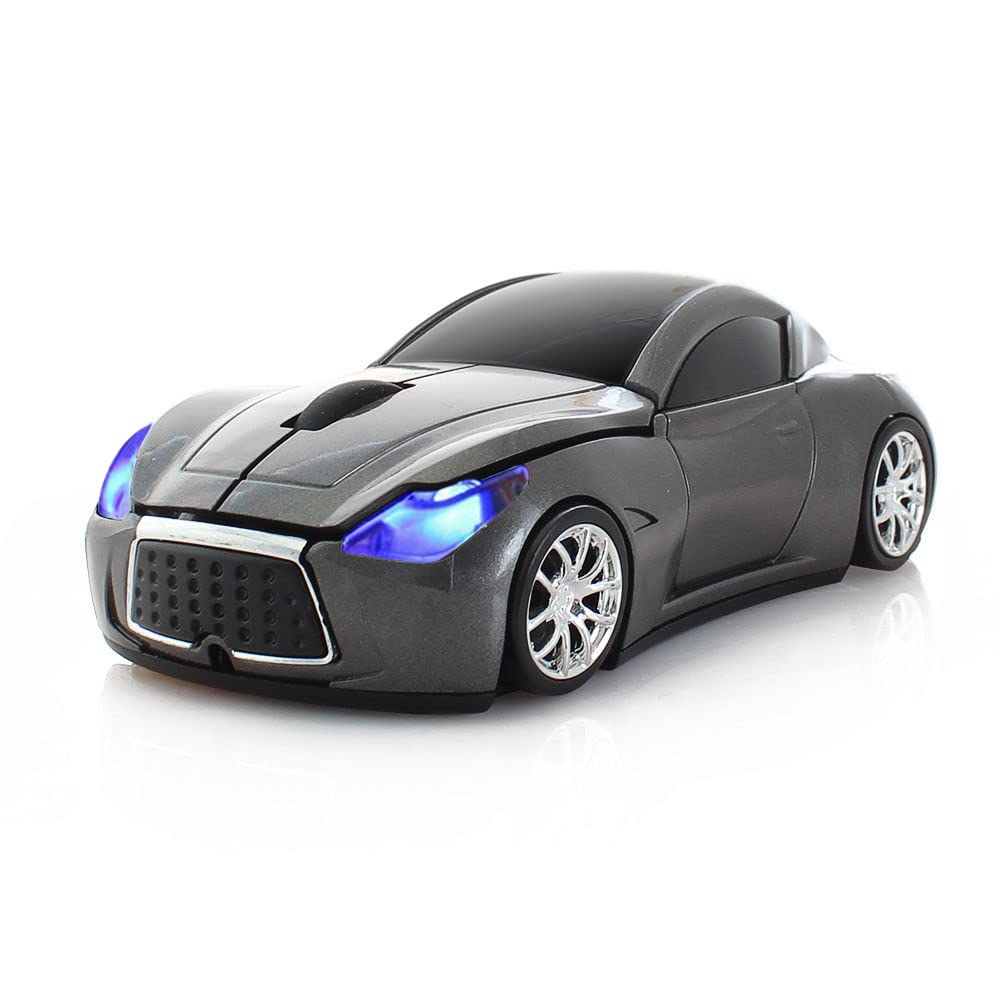Funkmaus Kabellos Auto Maus, Desktop Laptop Computer Optische Maus for Windows, Mac OS, Android (Gra
