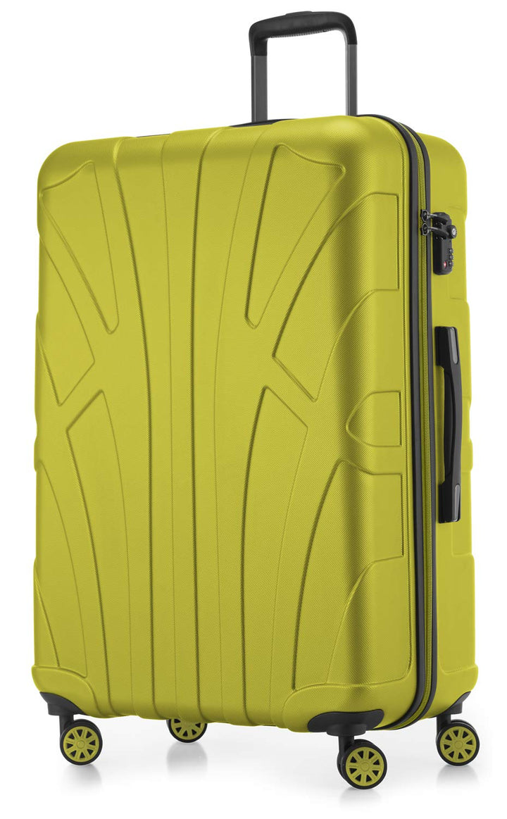suitline grosser Hartschalen-Koffer Koffer Trolley Rollkoffer XL Reisekoffer, TSA, 76 cm, ca. 96-110