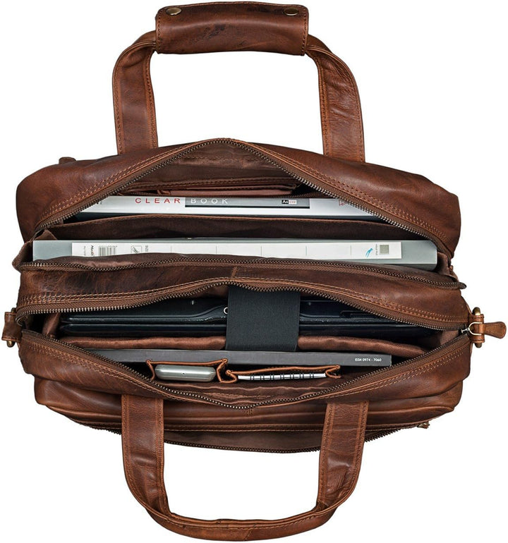STILORD 'Adventure' Lehrertasche Herren Damen Aktentasche Office Büro Schulter- oder Umhängetasche B