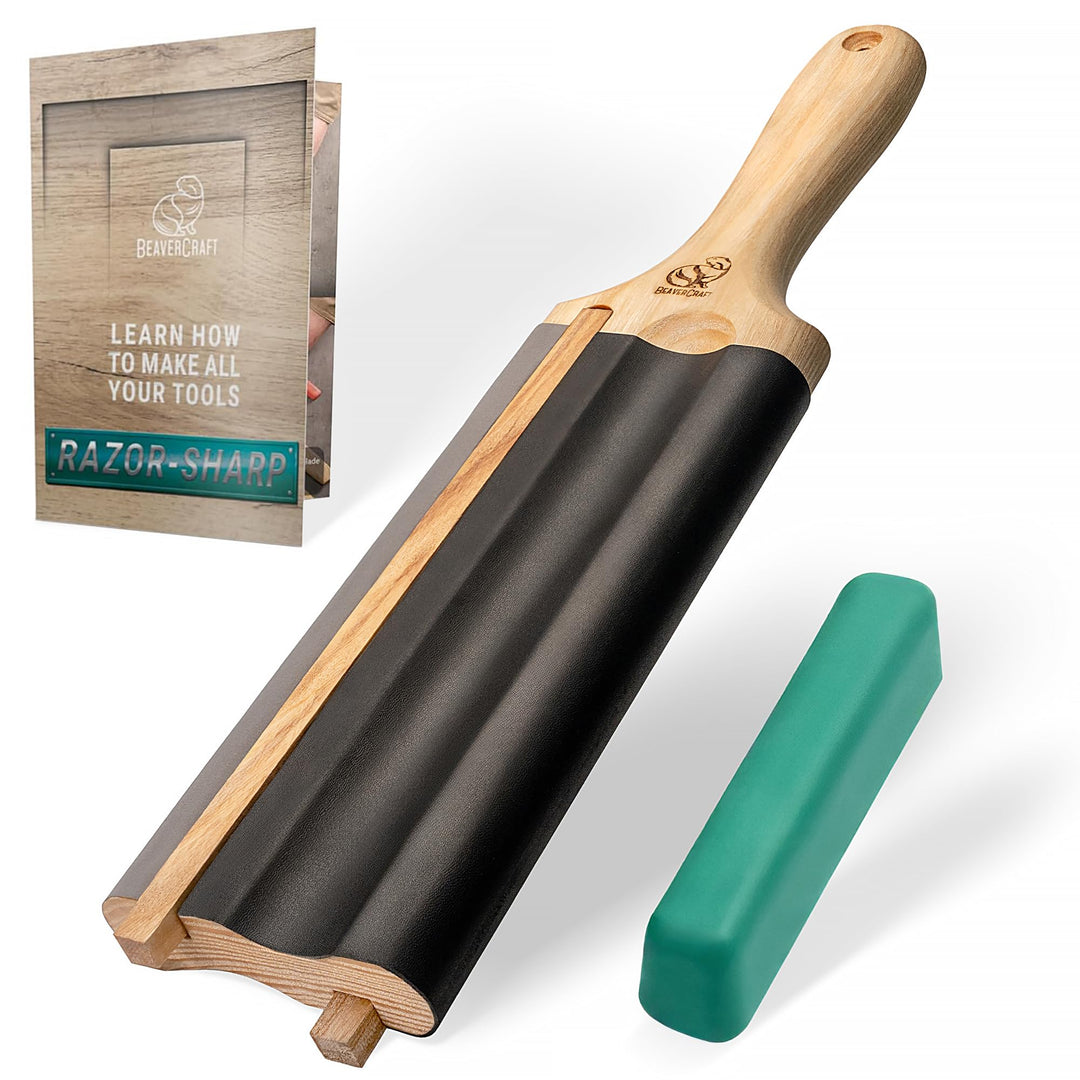 BeaverCraft LS5P1 Streichriemen für Holzschnitzerei, Holzschnitzhobel, Haken, Messerschärfwerkzeuge,