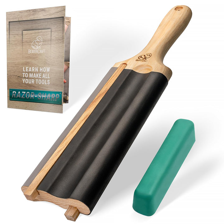 BeaverCraft LS5P1 Streichriemen für Holzschnitzerei, Holzschnitzhobel, Haken, Messerschärfwerkzeuge,