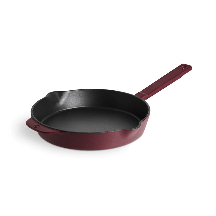 Springlane Kitchen Gusseisenpfanne 24 cm emailliert – Bratpfanne für Induktion & alle Herdarten – Gu