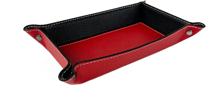 FrasiBags Taschenleerer Leder - Vide Poche - Ledertablett Organizer, Praktische rechteckig Aufbewahr