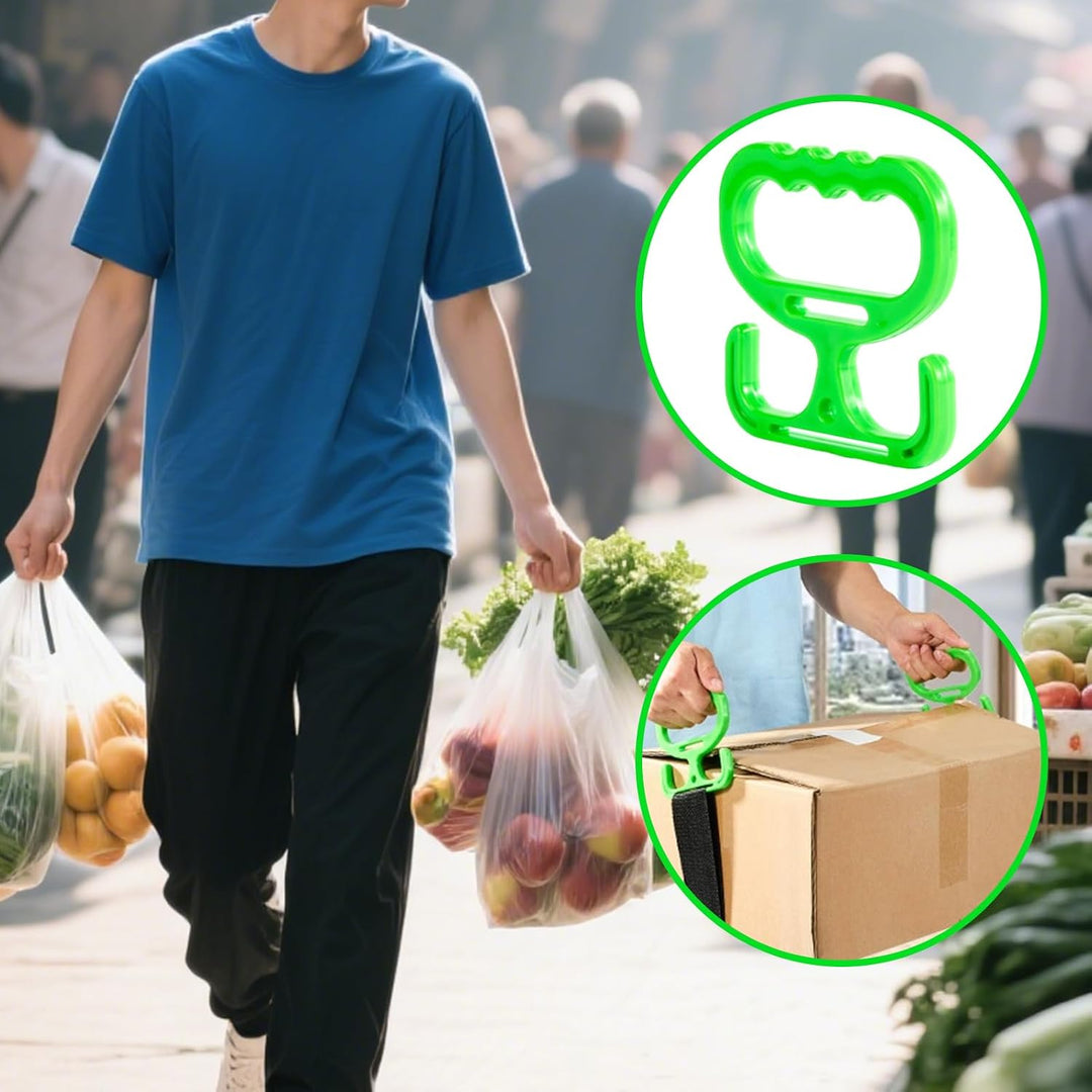 Grocery Bag Handle Holder, Shopping Carrier Grip, Heavy-Duty Transport Tool, Ergonomic Handbag Hange