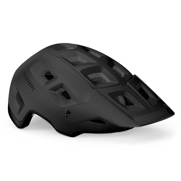 MET Fahrradhelm Terranova Black 2020 Schwarz L, Schwarz L