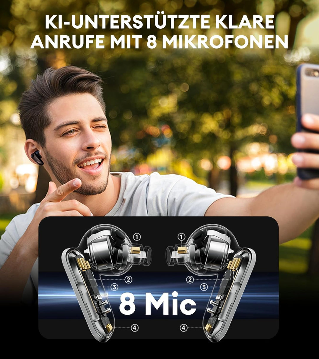 Edifier NeoBuds Pro 2 Multi-Channel Aktive Geräuschunterdrückungs Ohrhörer mit Spatial Audio, Hi-Res