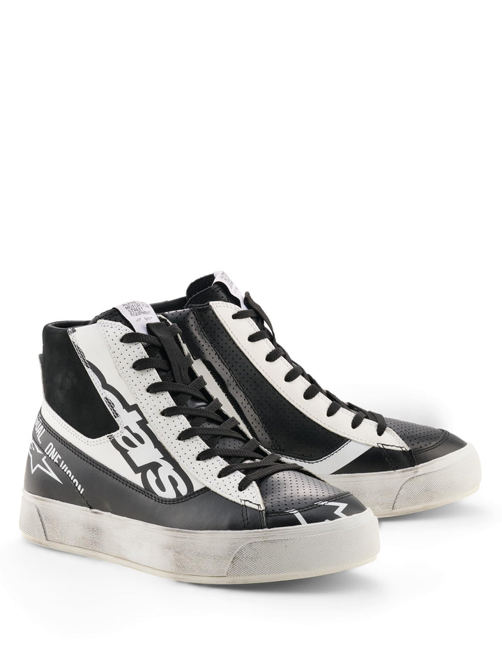 Alpinestars Stella Stated Flair Damen Motorrad Schuhe, schwarz/weiss, 8 Schwarz Weiss 41 EU, Schwarz