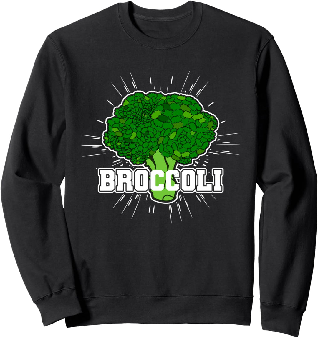Broccoli Vegetarier Gemüse Brokkoli Sweatshirt