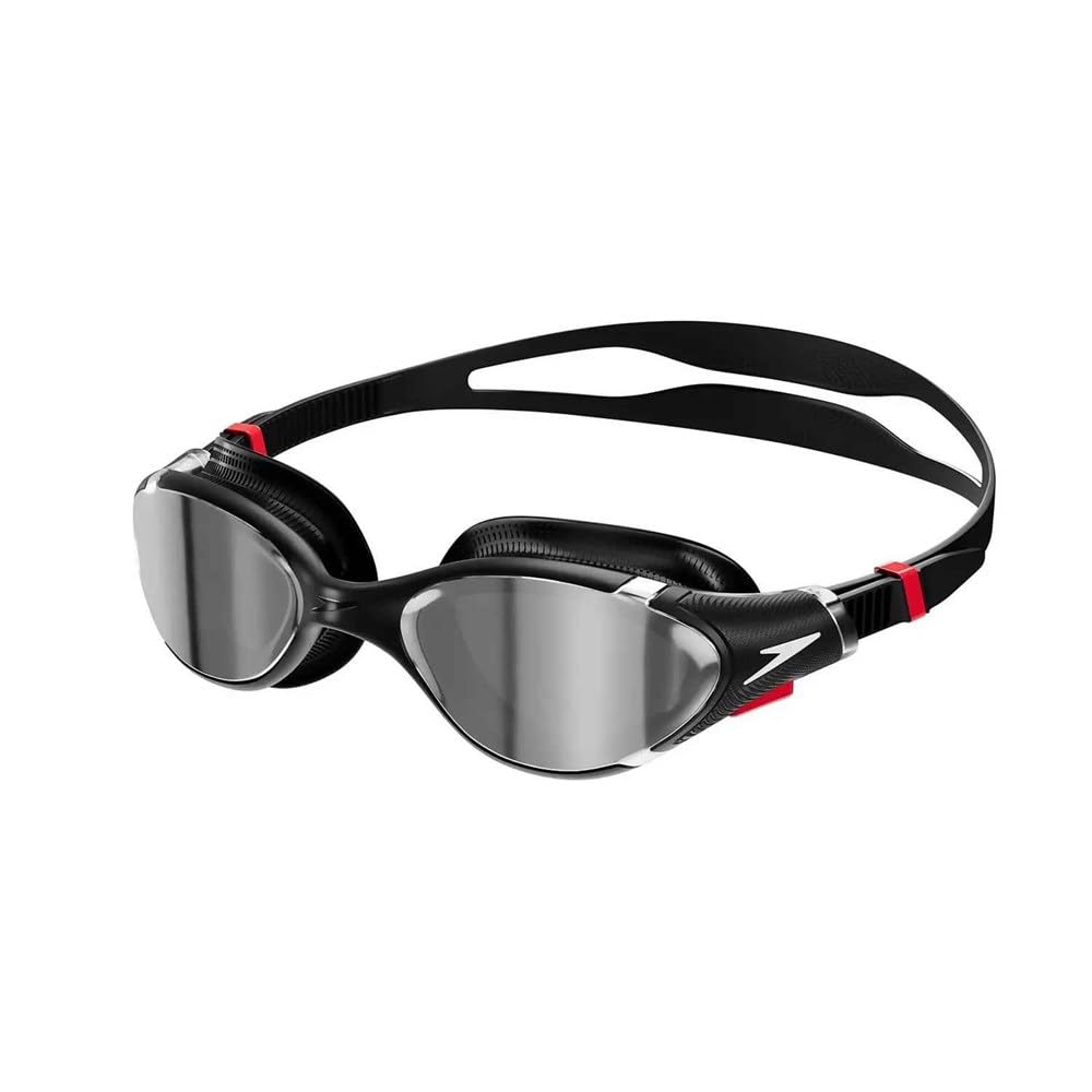 Speedo Unisex Biofuse 2.0 Swimming Goggles Goggles (pack of 1) Einheitsgrösse Black/Chrome, Einheits
