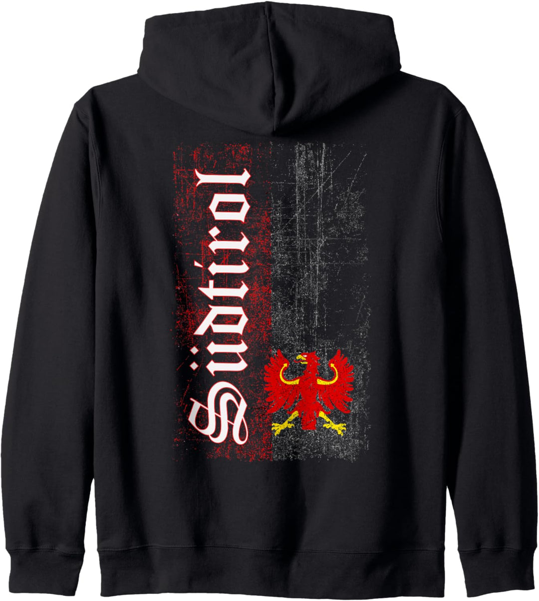 Südtirol TShirt mit Adler im Retro Look Südtirol Kapuzenjacke