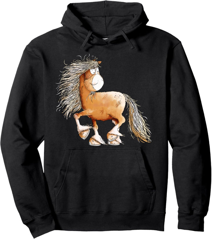 Lustiges Pferd "Lotta" I Pony I Pferde Fan I Pferdemotiv Fun Pullover Hoodie