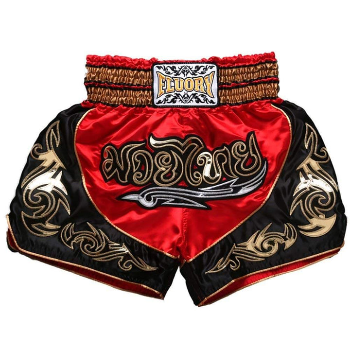 FLUORY Muay Thai-Shorts, MMA Fight Shorts, Trainingskleidung, Käfig, Grappling, Kampfsport, Kickboxe
