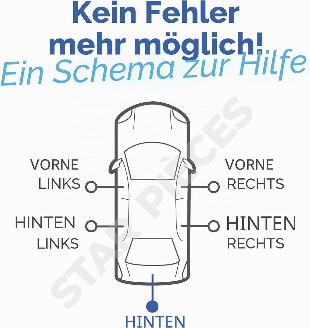 2 Heckklappendämpfer passend für Hyundai i30 (3 und 5 Türen) (2012-2017) Kofferraum Dämpfer | 81770A