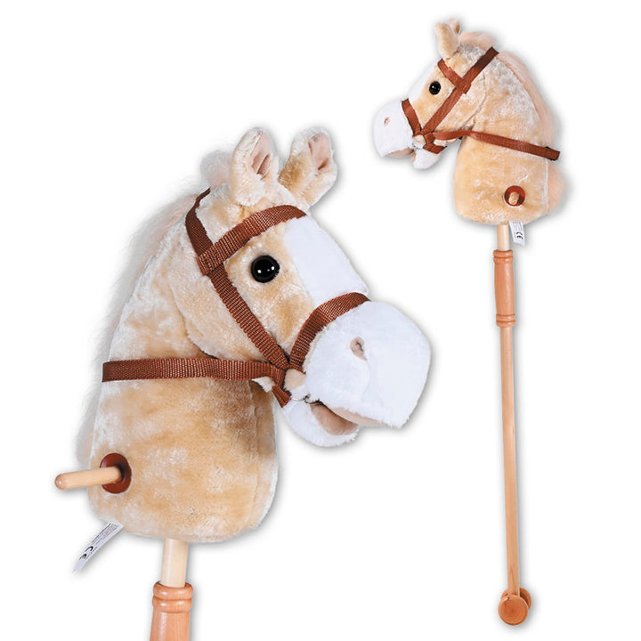 Knorrtoys 40101 - Steckenpferd "Sugar", Hellbraun Single, Single