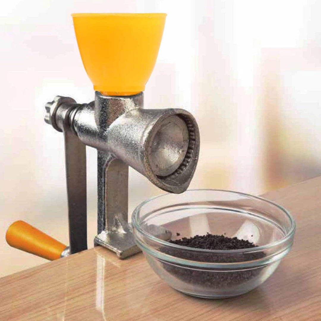 Manuelle Getreidemühle, Handbetriebene Mühle mit Tischklemme, Gusseisen, Kaffeebohnen, Mais, Pfeffer