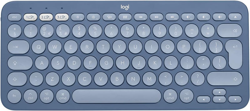 Logitech K380 Multi-Device Bluetooth Tastatur für Mac, Einfaches Umschalten zwischen bis zu 3 Geräte