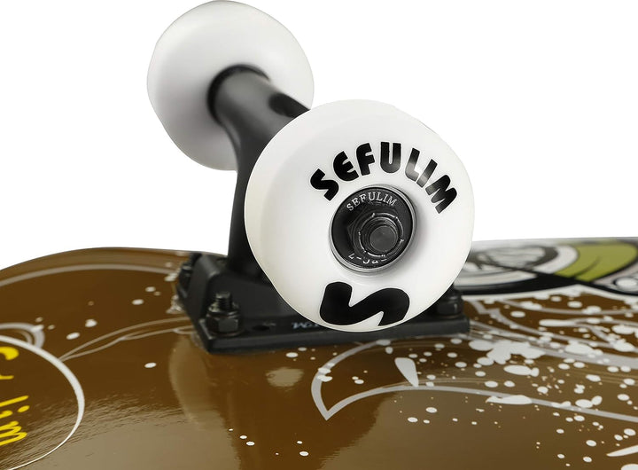Sefulim Skateboard Adult Komplettboard 31 x 8 Zoll£¬ mit ABEC-7 Kugellager 7 Layer Ahorn f¨¹r Anf?ng