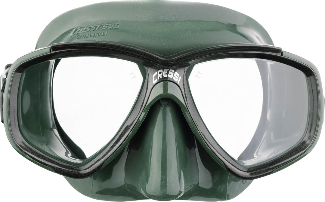 CRESSI Perla - Einzelne Maske oder Combi Set Maske + Schnorchel zum Tauchen und Schnorcheln, Einheit