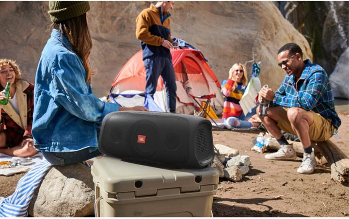 JBL BASSPRO Go - 2 in 1: Aktiv Subwoofer Auto und 200 Watt Bluetooth Party Lautsprecher in einem - E