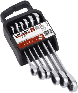 KREATOR KRT500013 - Set combi llaves trinquete 6p