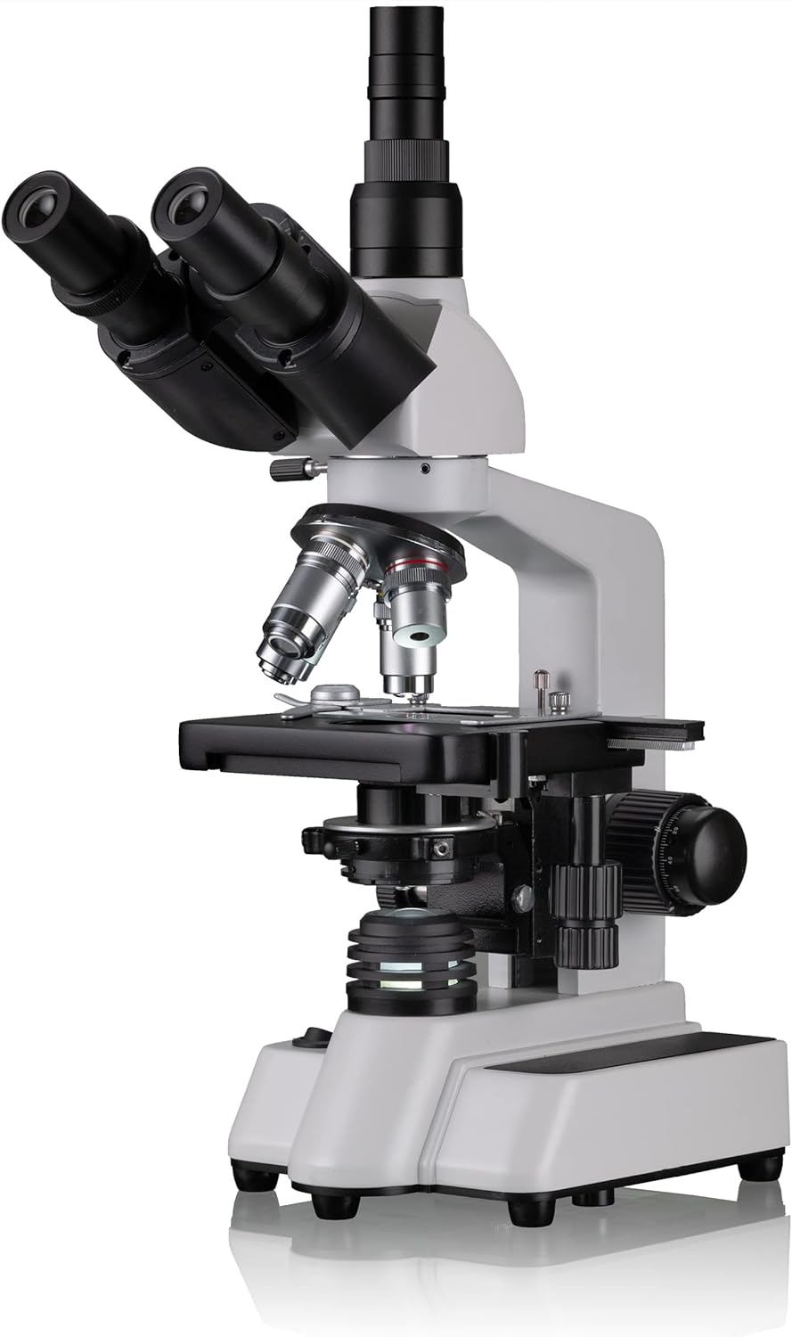 Bresser Durchlicht Mikroskop Researcher Trino 40x-1000x Vergrösserung für gehobene Ansprüche & Dauer