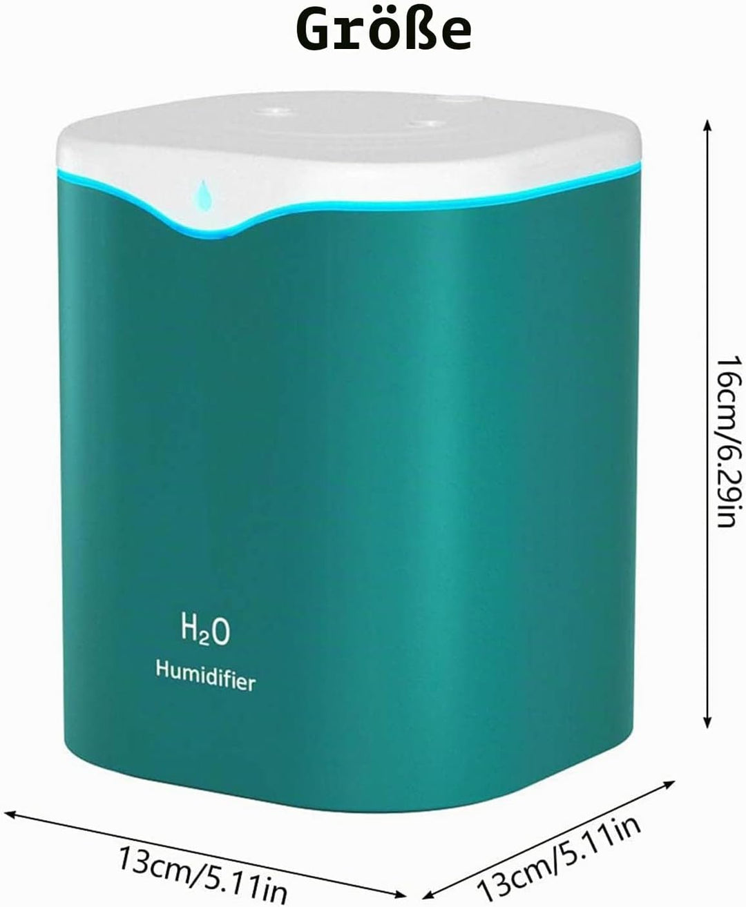 WANGCL Luftbefeuchter Pflanzen Tragbare USB Humidifier Luftbefeuchter Schlafzimmer für Zuhause 2000